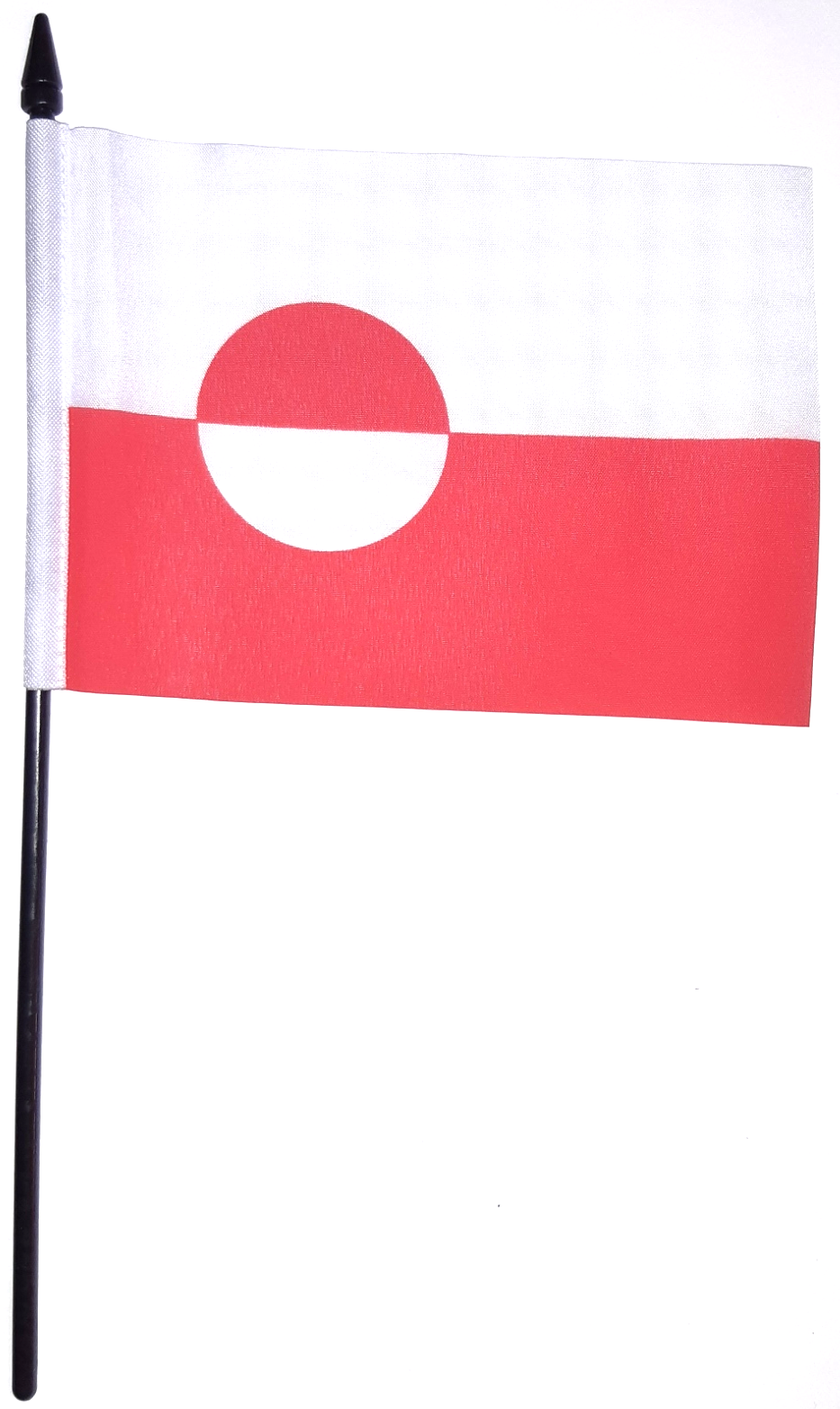 GRÖNLAND HANDFLAGGA 15X10CM