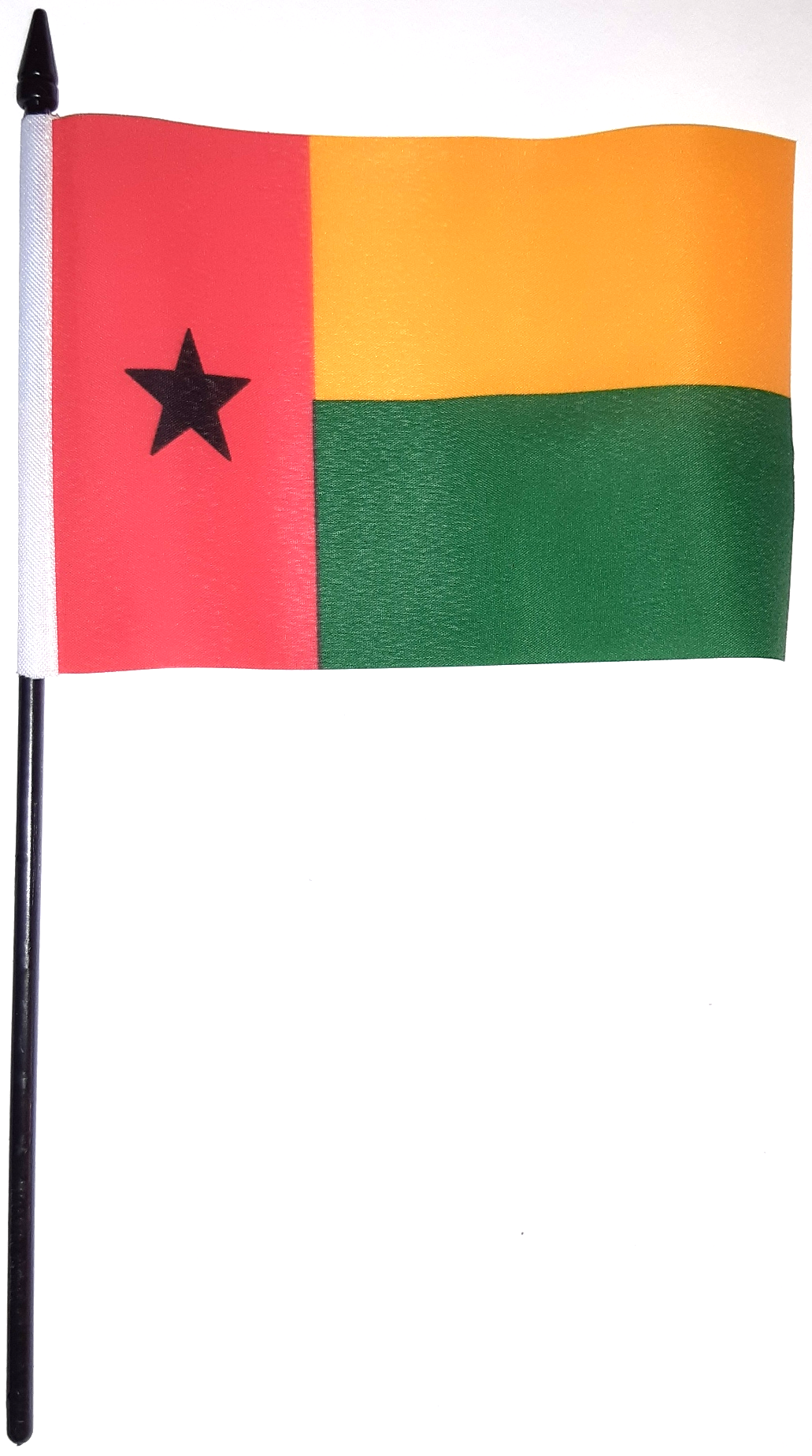GUINEA-BISSAU HANDFLAGGA 15X10CM