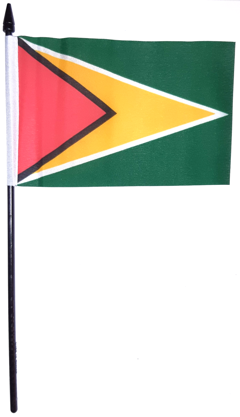 GUYANA HANDFLAGGA 23X15CM