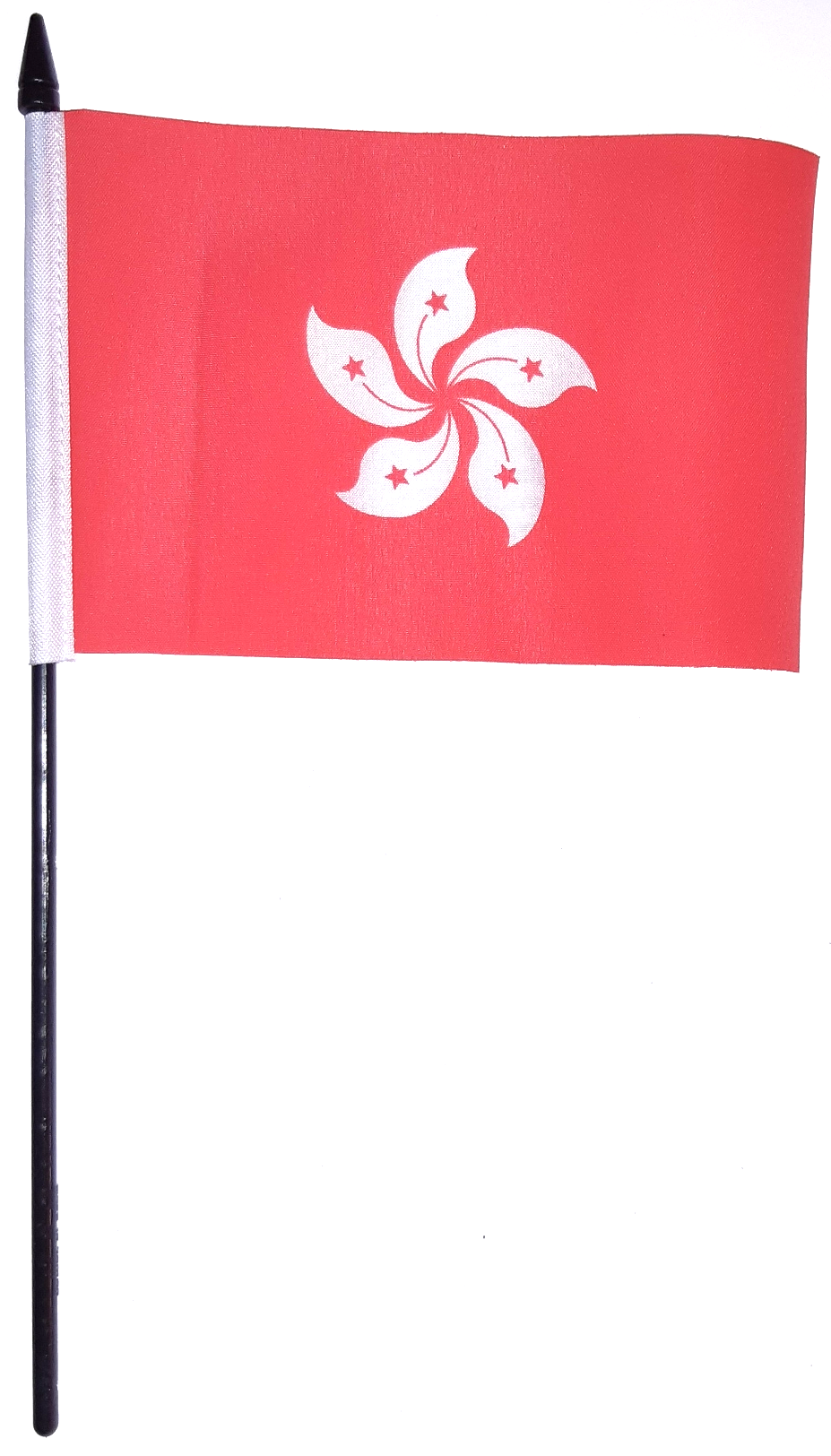 HONG KONG HANDFLAGGA 15X10CM