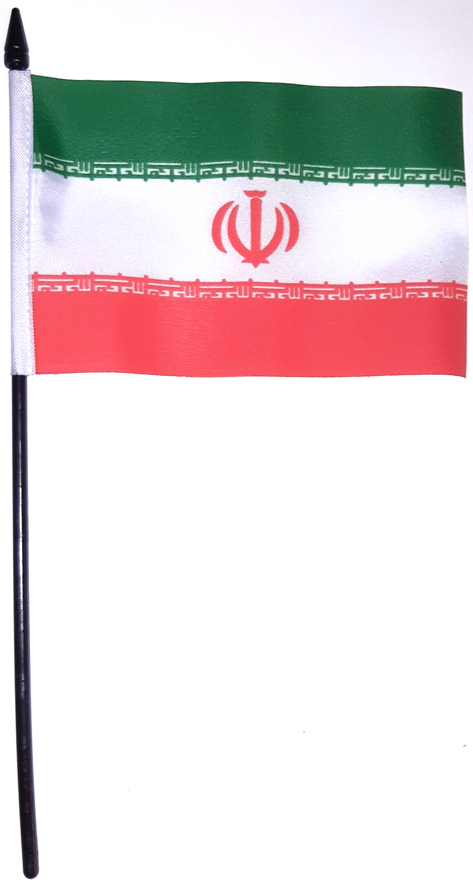 IRAN HANDFLAGGA 15X10CM