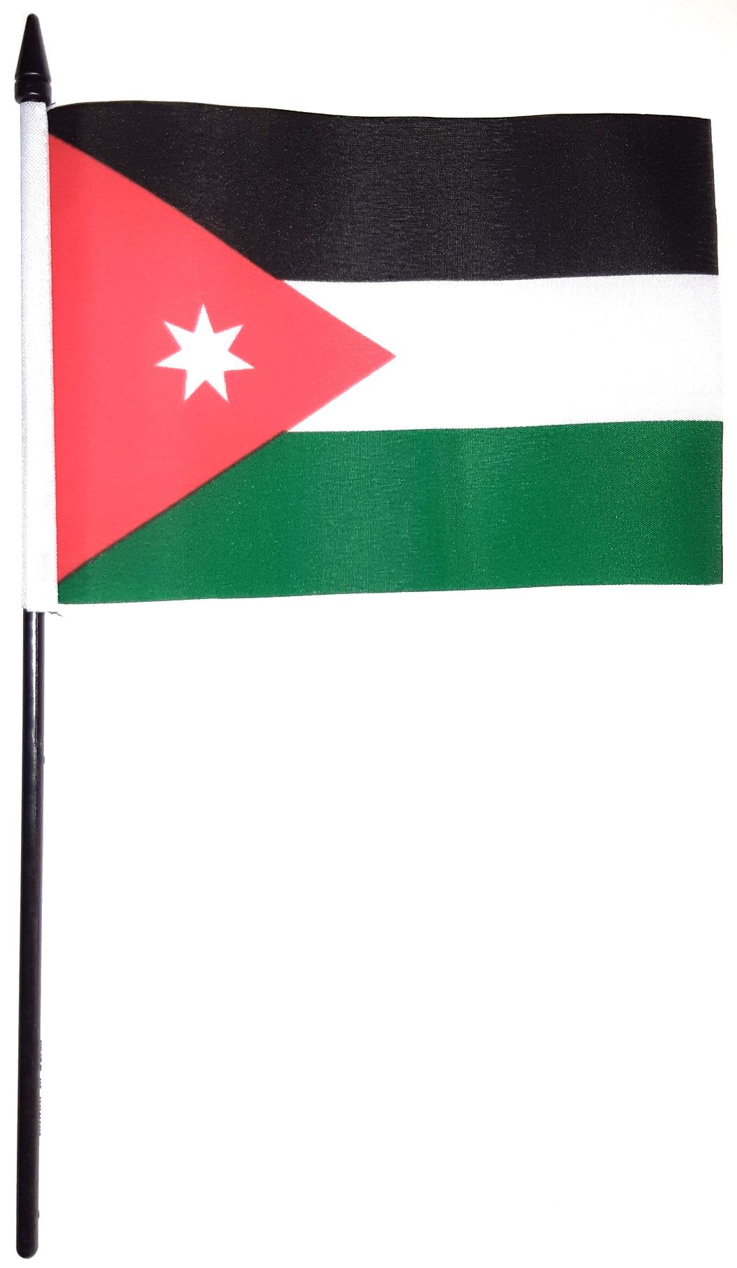 JORDANIEN HANDFLAGGA 15X10CM