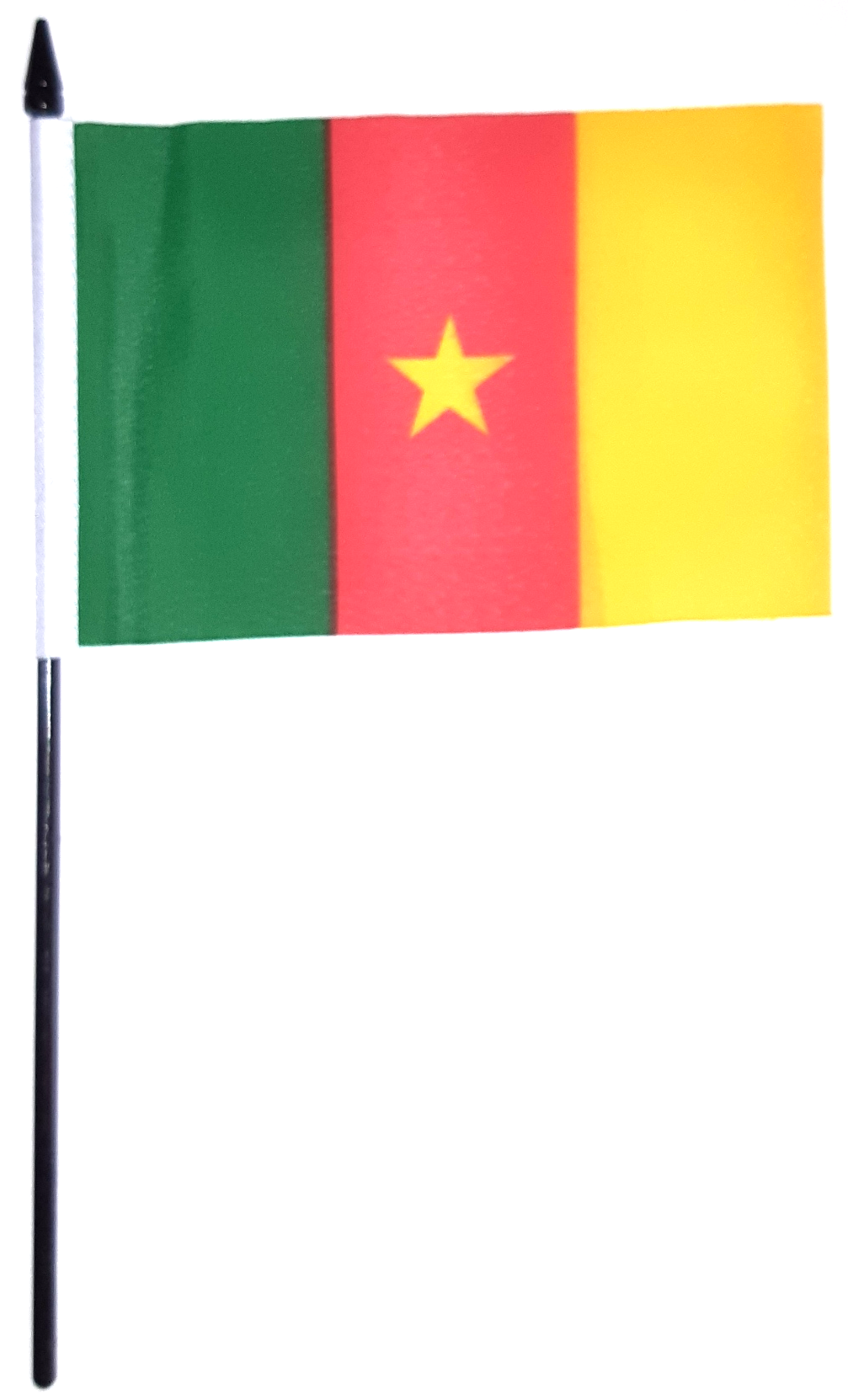 KAMERUN HANDFLAGGA 15X10CM