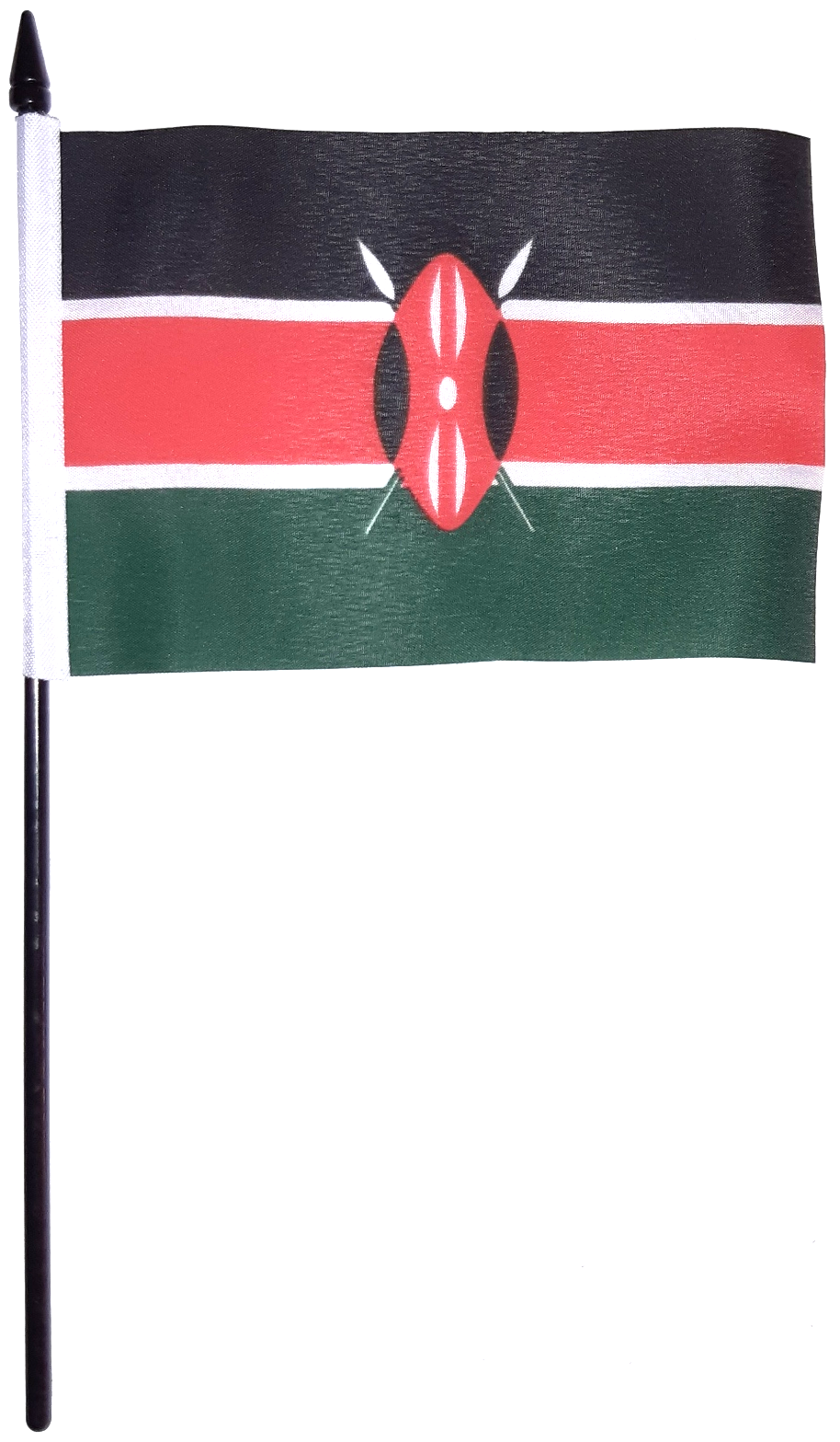 KENYA HANDFLAGGA 23X15CM