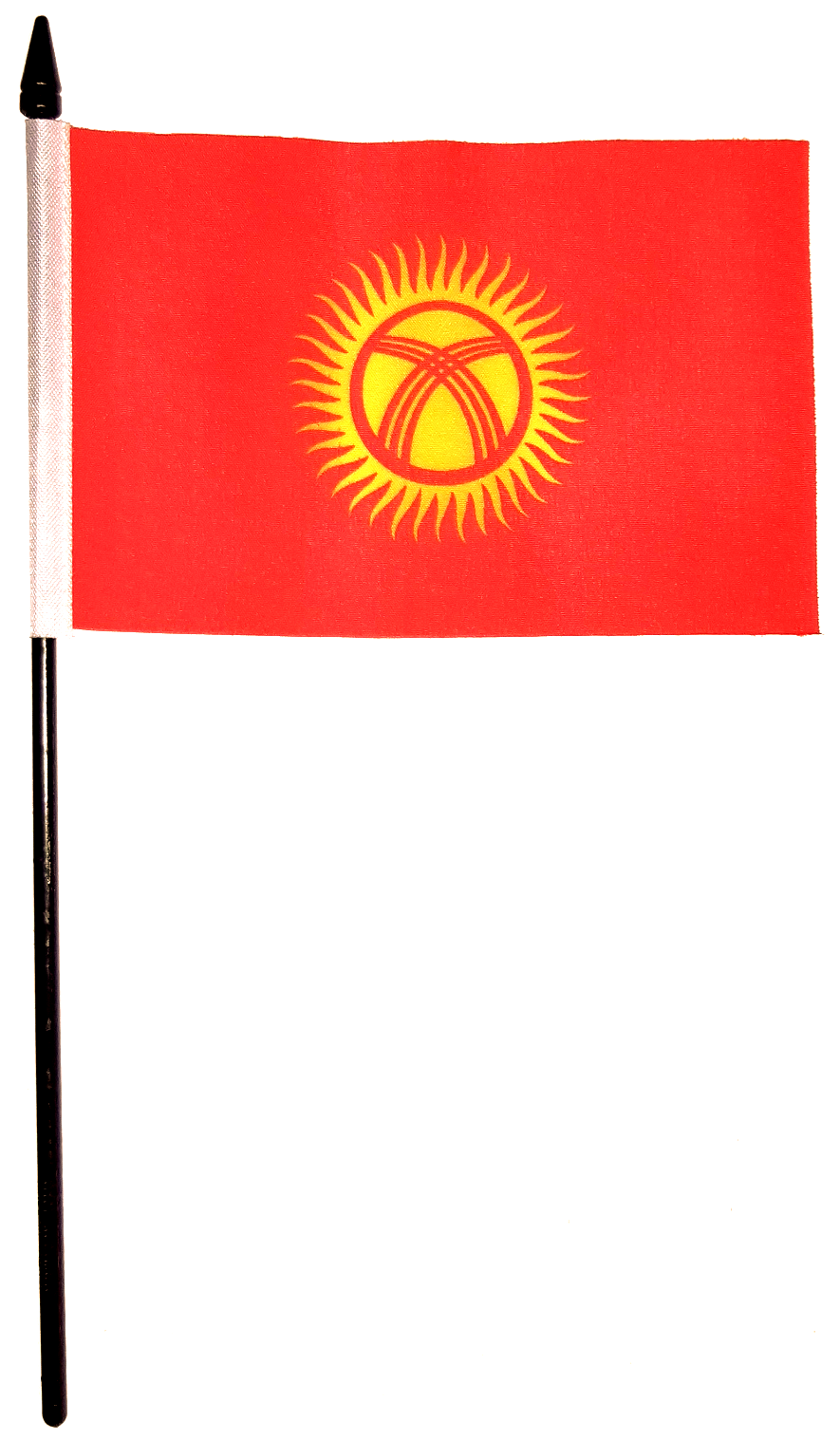 KIRGIZISTAN HANDFLAGGA 15X10CM