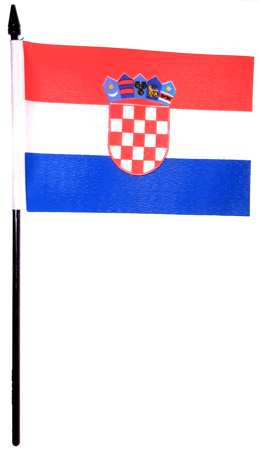 KROATIEN HANDFLAGGA 23X15CM