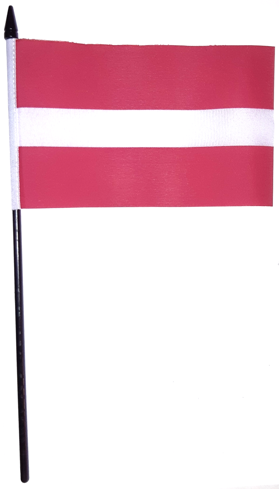 LETTLAND HANDFLAGGA 23X15CM