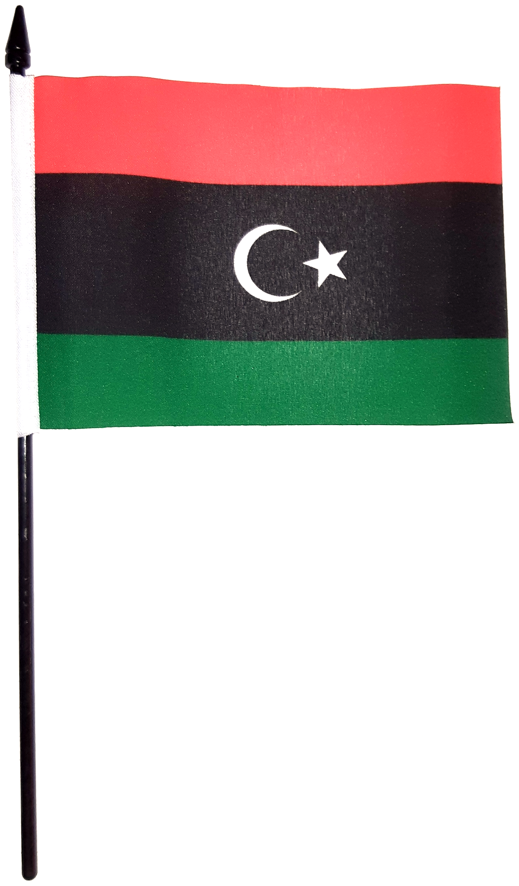 LIBYEN HANDFLAGGA 23X15CM