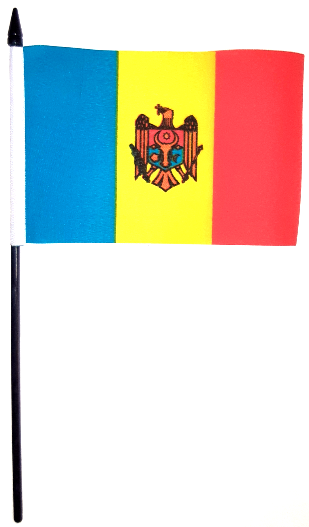 MOLDAVIEN HANDFLAGGA 15X10CM