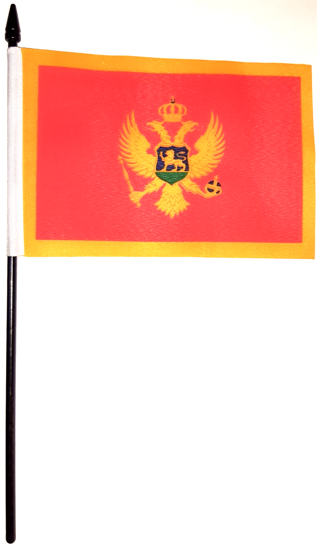 MONTENEGRO HANDFLAGGA 15X10CM