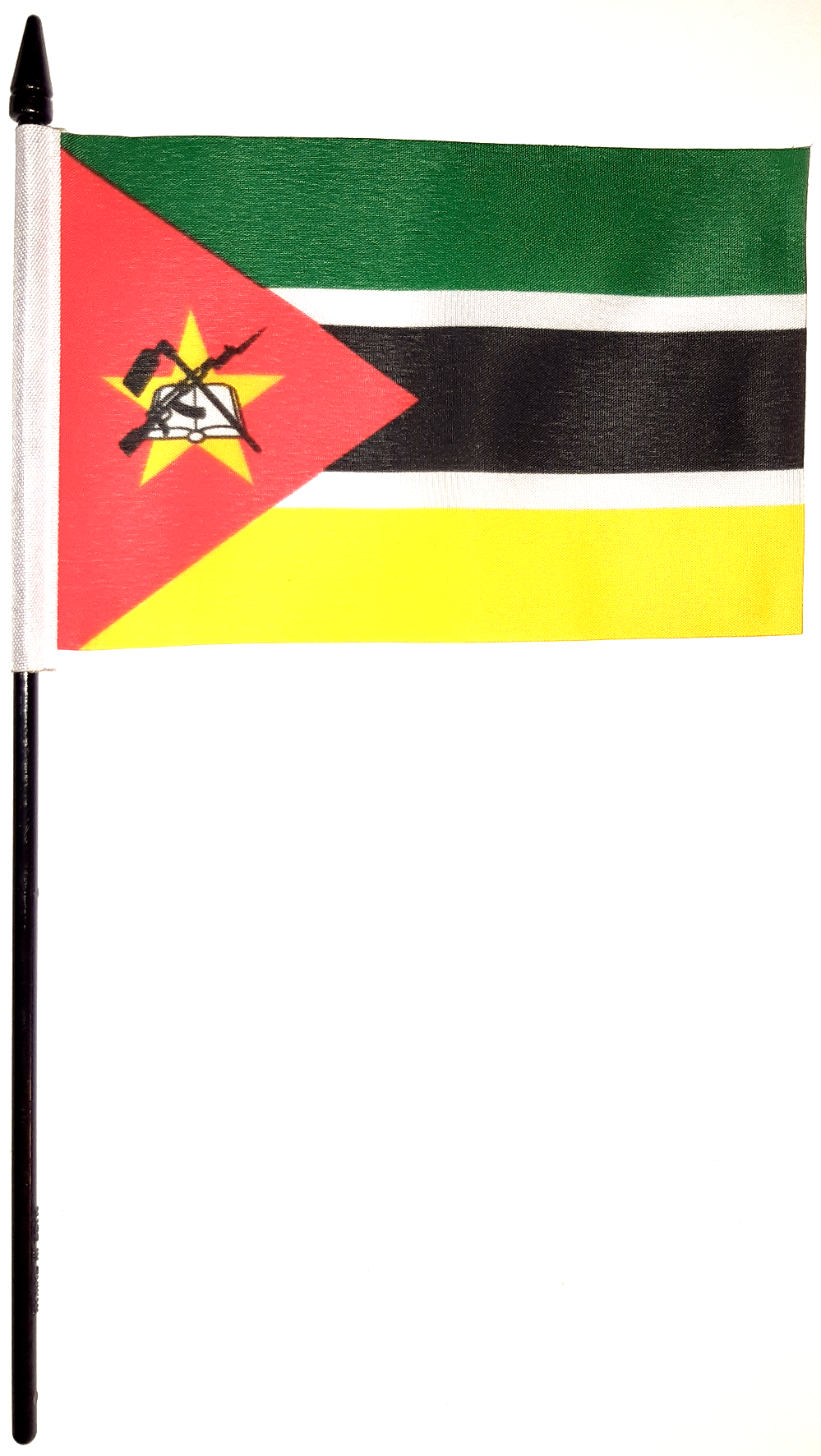 MOZAMBIQUE HANDFLAGGA 15X10CM